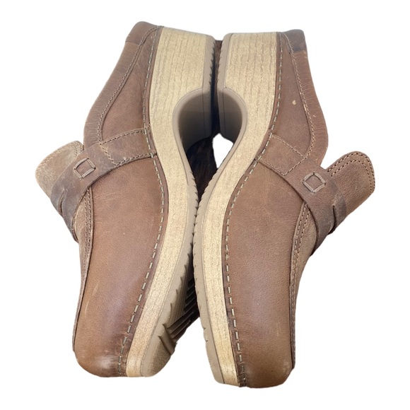 Dansko New Women's Bel Mule Clog Brown Leather size 38 - Picture 11 of 14